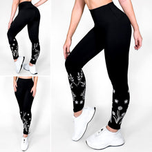 Load image into Gallery viewer, Night Garden | Premium High-Waist Legging with Tummy Control & Anti-Cellulite Technology