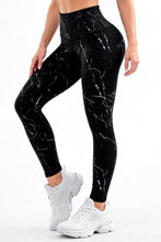 Load image into Gallery viewer, Black Marble • NEW | Premium High-Waist Legging with Tummy Control & Anti-Cellulite Technology