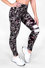 Load image into Gallery viewer, Tropical Wine | Premium High-Waist Legging with Tummy Control & Anti-Cellulite Technology