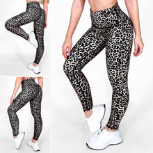 Load image into Gallery viewer, Wild Mocha | Premium High-Waist Legging with Tummy Control & Anti-Cellulite Technology