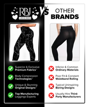 Load image into Gallery viewer, Black Marble | Premium High-Waist Legging with Tummy Control &amp; Anti-Cellulite Technology
