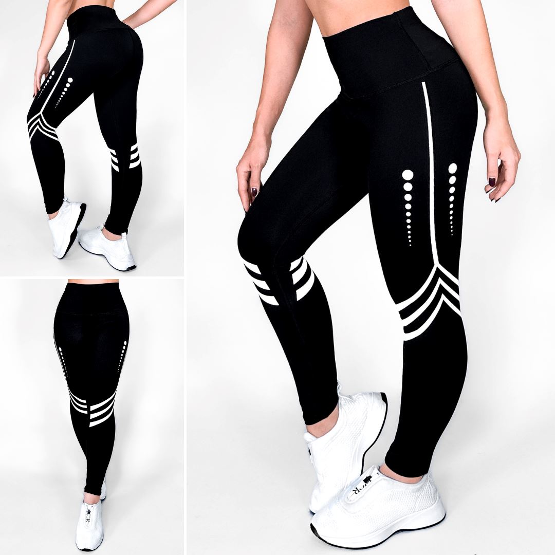 Black Destiny | Premium High-Waist Legging with Tummy Control & Anti-Cellulite Technology