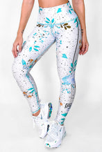 Load image into Gallery viewer, White Garden | Premium High-Waist Legging with Tummy Control &amp; Anti-Cellulite Technology
