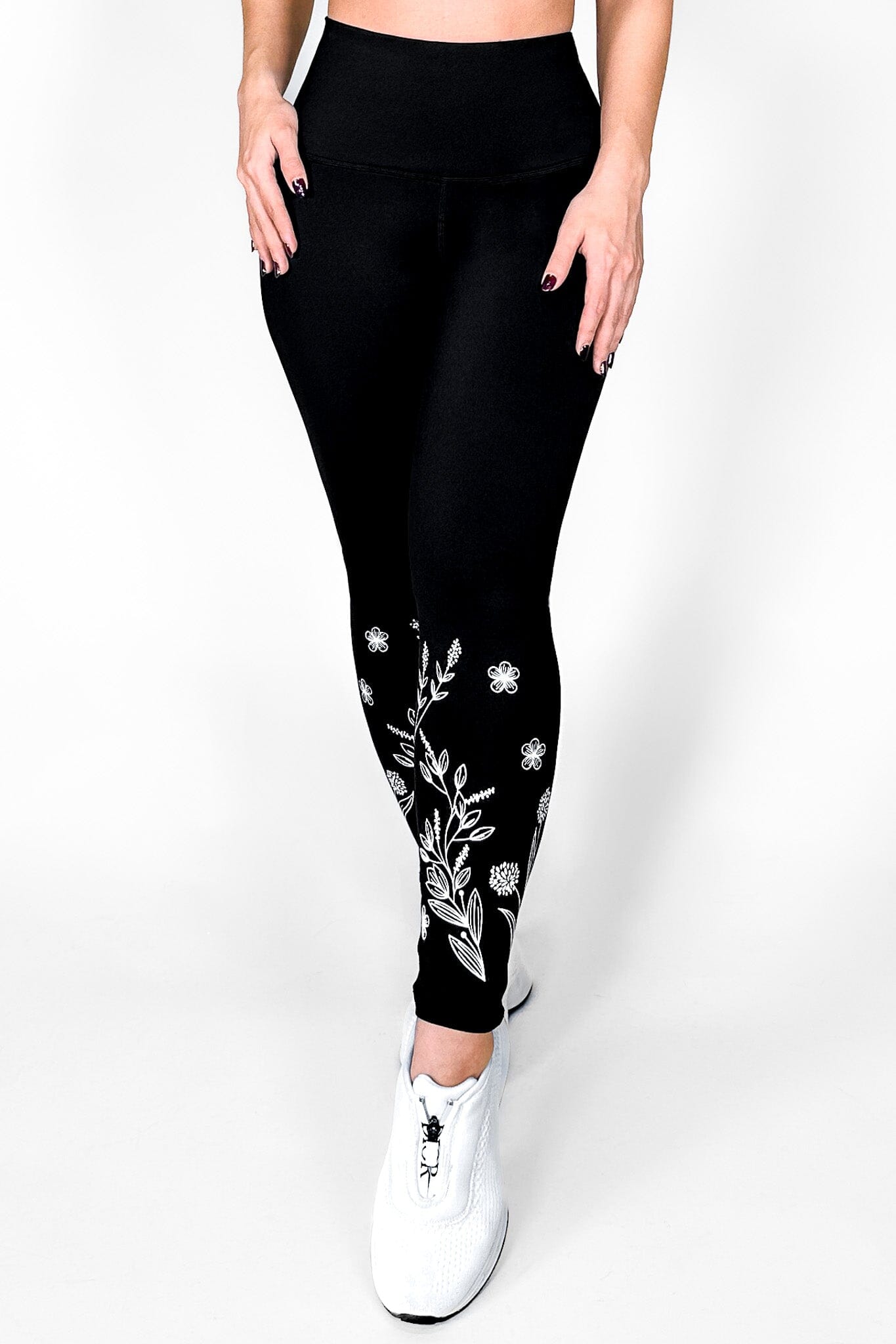 Night Garden | Premium High-Waist Legging with Tummy Control & Anti-Cellulite Technology