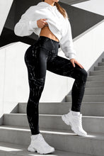 Load image into Gallery viewer, Black Marble • NEW | Premium High-Waist Legging with Tummy Control &amp; Anti-Cellulite Technology
