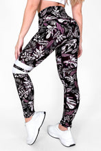 Load image into Gallery viewer, Tropical Wine | Premium High-Waist Legging with Tummy Control &amp; Anti-Cellulite Technology
